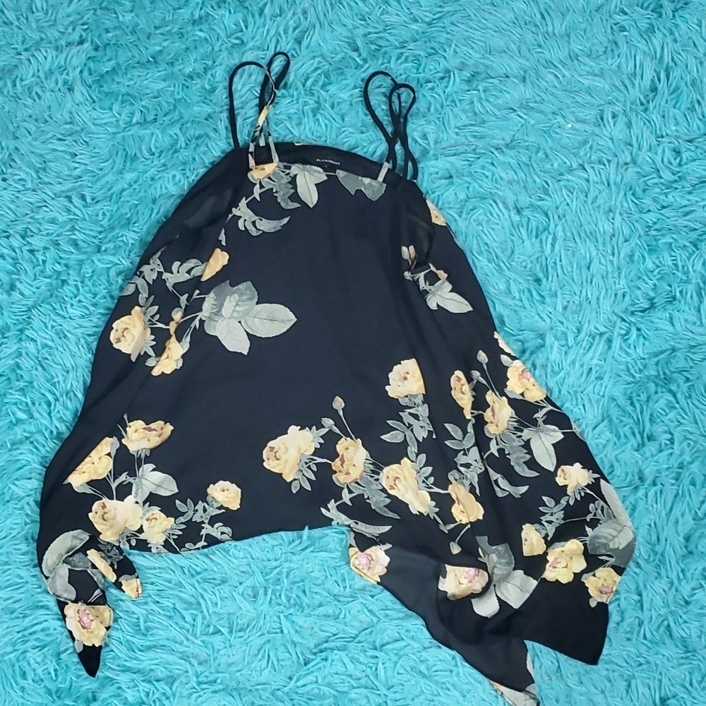 Olivaceous Yellow Rose Tank Top